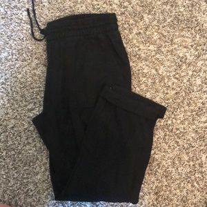 BLACK LINEN PANTS